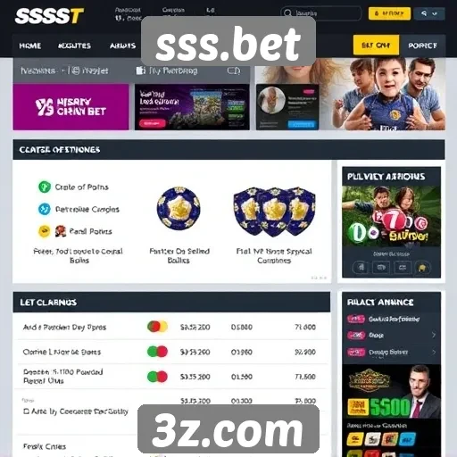 Análise das funcionalidades do site sss.bet