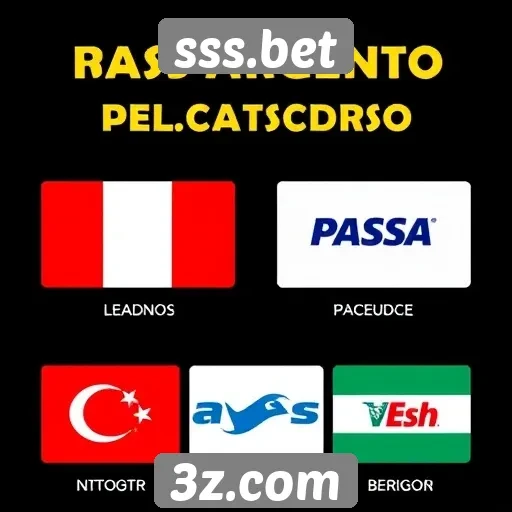 Métodos de pagamento aceitos na sss.bet